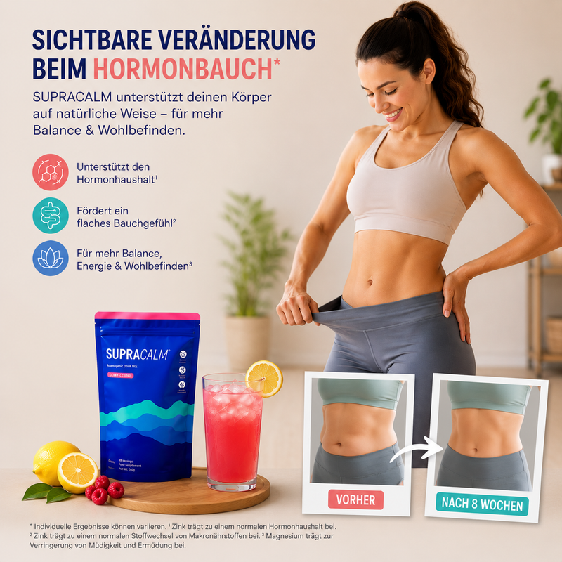 Sichtbare Veränderungen beim Hormonbauch